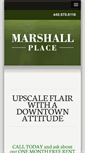 Mobile Screenshot of marshallplaceliving.com